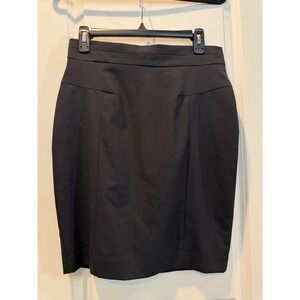 HM Black High Waisted Pencil Skirt‎ Career Office Wear Size 10